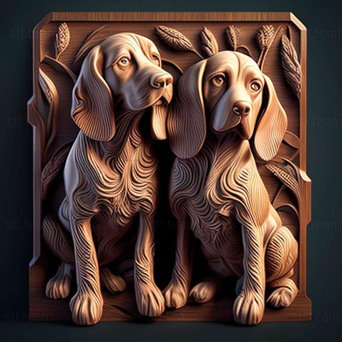 3D model dogs (STL)